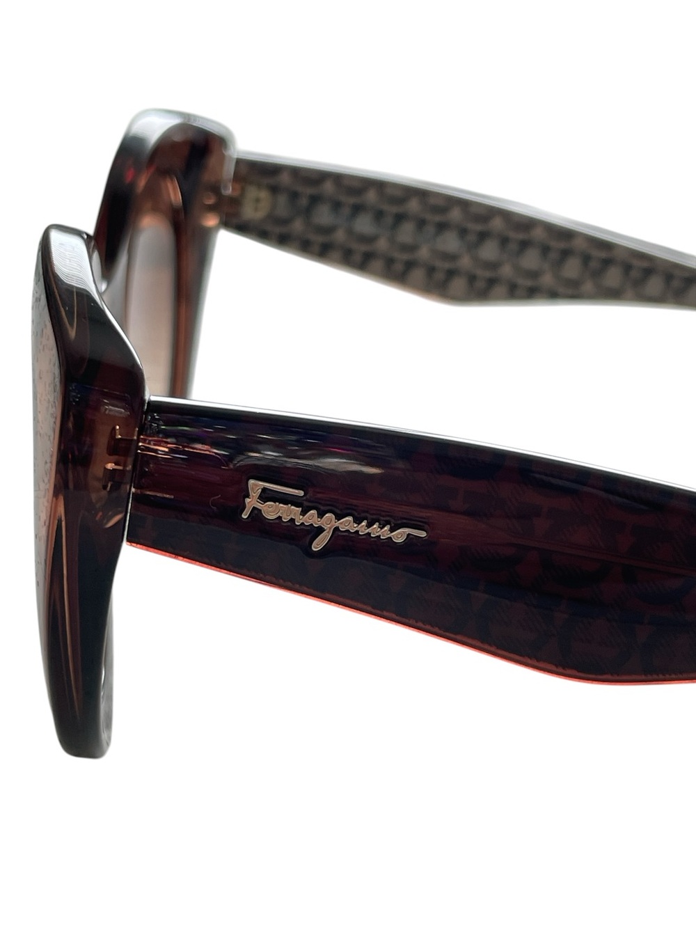 Authentic Salvatore Ferragamo Cat Eye Sunglasses - Picture 11 of 16